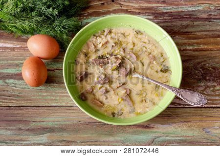 The Easter Composition. National Greek Soup 