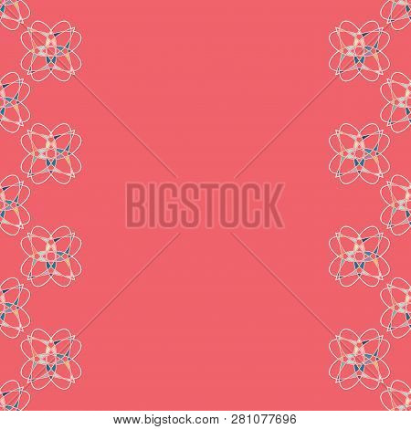 Floral Background. Natural Ornament. Invitation Card. Leaflet With Empty Space For Text.
