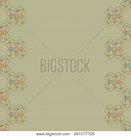 Floral Background. Natural Ornament. Invitation Card. Leaflet With Empty Space For Text.