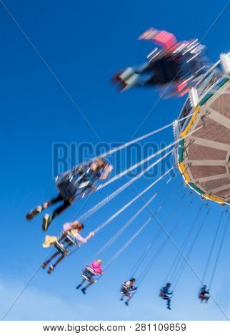 carousel on a funfair