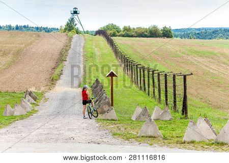 remains of iron curtain, Cizov, Czech Republic