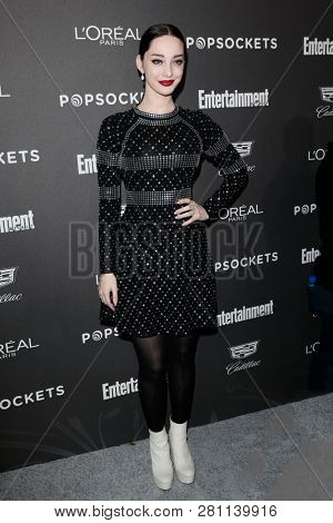 LOS ANGELES - JAN 26:  Emma Dumont at the Entertainment Weekly SAG Awards pre-party  at the Chateau Marmont  on January 26, 2019 in West Hollywood, CA