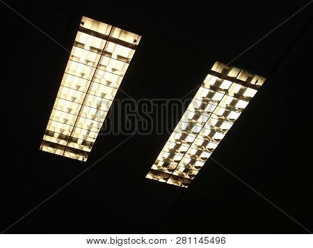 Ceiling Light In An Office Building
