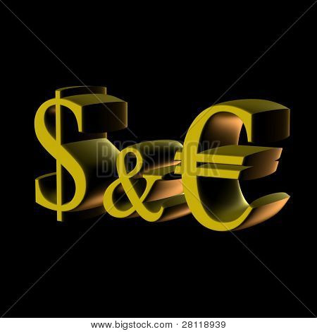 Euro- & -Dolla.