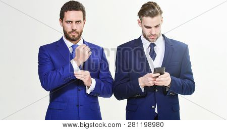 Confident In Their Style. Business People Choose Formal Clothing. Every Detail Matters. Stylish Appe