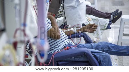 Hemodialysis In People On The Equipment