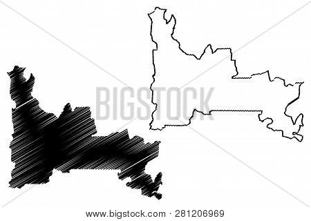 Ogun State (subdivisions Of Nigeria, Federated State Of Nigeria) Map Vector Illustration, Scribble S
