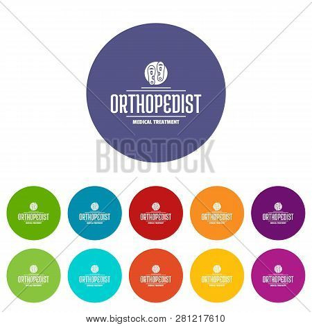 Medical Treatment Icons Color Set For Any Web Design On White Background