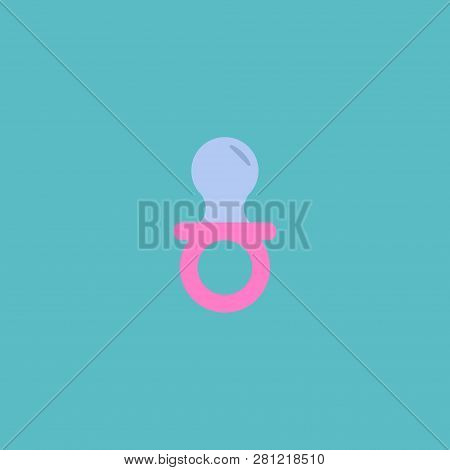 Nip Icon Flat Element. Vector Illustration Of Nip Icon Flat Isolated On Clean Background For Your We