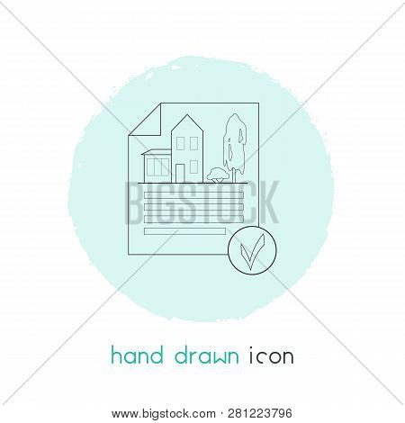 Eia Approved Icon Line Element. Vector Illustration Of Eia Approved Icon Line Isolated On Clean Back