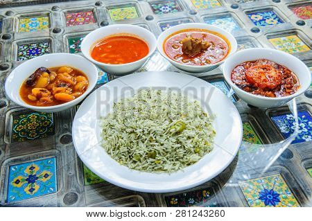 Traditional Kushary, Consist Of Boiled Lentil, Rice, Pasta, Bulgur, Chick Peas, Vermicelli And Fried