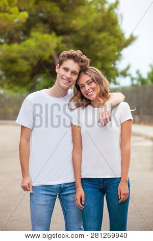 blank t-shirts for printing publicity or advertising