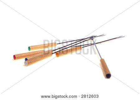 퐁듀의 포크를 철