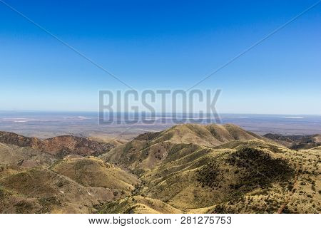 Nice View At The Flinders Range National Park From The Dutchman Star Lookout