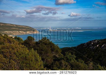 Portinho Da Arrabida Natural Park In Setubal Portugal.