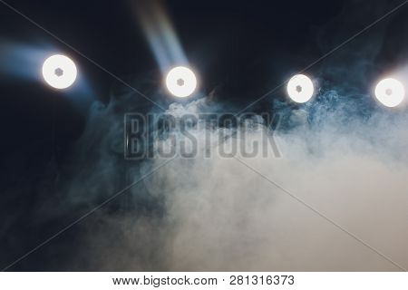 Interior Of Modern Dancing Studio For Pole Dancing Only.