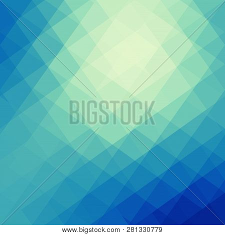Geometric Abstract Pattern In Low Poly Style.