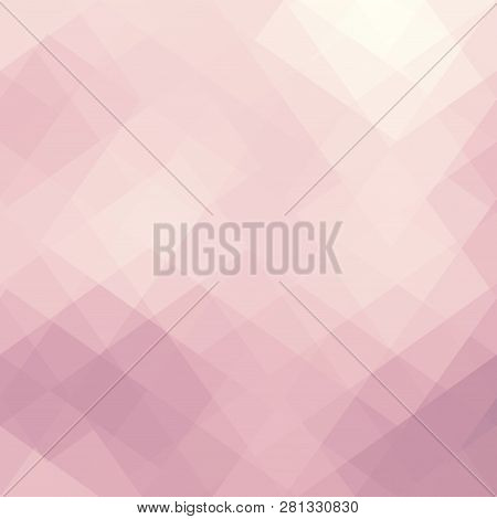 Geometric Abstract Pattern In Low Poly Style.