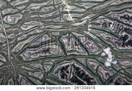 tinguaite material texture macro photo