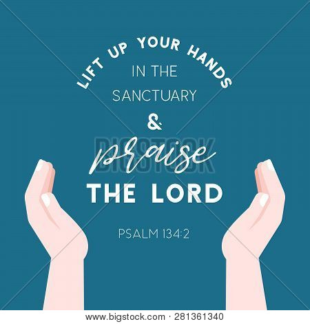 Biblical Verse From Psalm For Use As Poster Or Printable