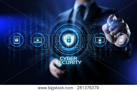Cyber Security Data Protection Information Privacy Internet Technology Concept.
