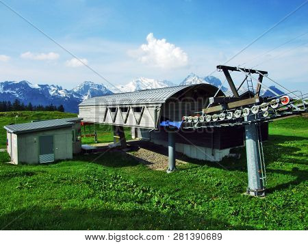 Mountain Railway Alp Sellmatt Or Bergbahn Alp Sellamatt In The Toggenburg Region - Canton Of St. Gal