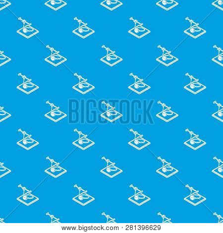 Ring D Printing Pattern Seamless Blue Repeat For Any Use