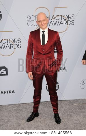 LOS ANGELES - JAN 27:  Anthony Carrigan at the 25th Annual Screen Actors Guild Awards at the Shrine Auditorium on January 27, 2019 in Los Angeles, CA