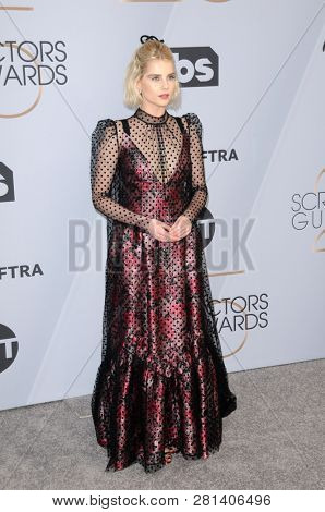 LOS ANGELES - JAN 27:  Lucy Boynton at the 25th Annual Screen Actors Guild Awards at the Shrine Auditorium on January 27, 2019 in Los Angeles, CA