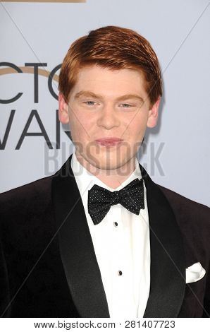 LOS ANGELES - JAN 27:  Charlie Tahan at the 25th Annual Screen Actors Guild Awards at the Shrine Auditorium on January 27, 2019 in Los Angeles, CA