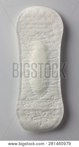 Hygienic Daily Ultra-thin Panty Liners On A White Background