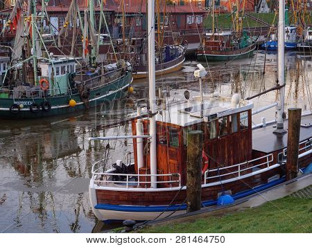 the village of greetsiel at the german North sea
