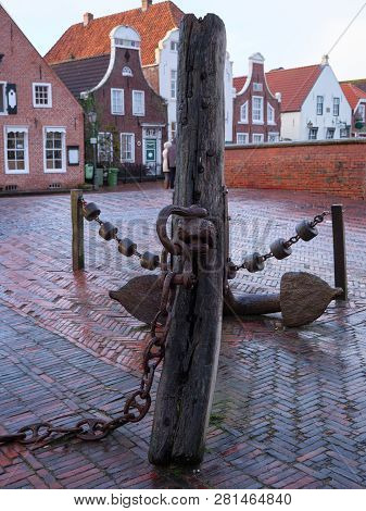 the City of greetsiel at the North sea