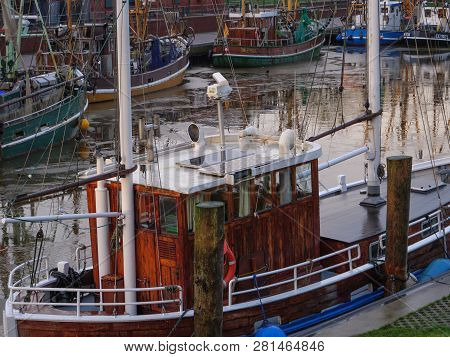 the village of greetsiel at the german North sea
