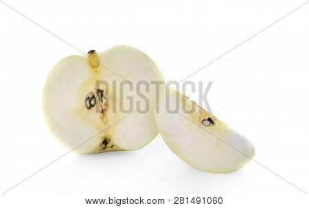 Asian Pears An Isolated On White Background
