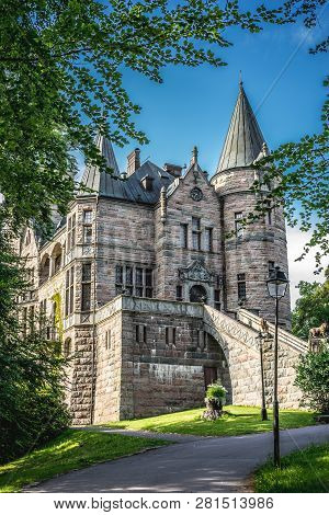 Vaxjo, Sweden, July, 2017 Old Scandinavian Teleborg Castle In Sweden