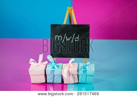 Gifts In Pink And Blue, Male, Female, Diverse