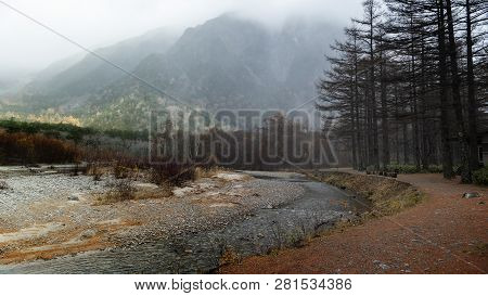 Kamikochi National Park In The Northern Japan Alps Of Nagano Prefecture, Japan. Beautiful Mountain I