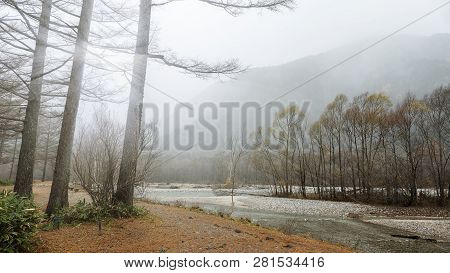Kamikochi National Park In The Northern Japan Alps Of Nagano Prefecture, Japan. Beautiful Mountain I