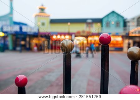 Helsinki, Finland - October 12, 2018: Amusement Park Linnanmaki In Helsinki, Finland.