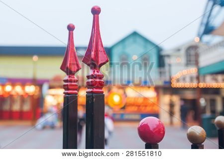 Helsinki, Finland - October 12, 2018: Amusement Park Linnanmaki In Helsinki, Finland.