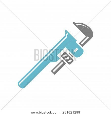 Tool Wrench Icon On White Background For Graphic And Web Design, Modern Simple Vector Sign. Internet