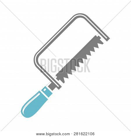 Tool Saw Icon On White Background For Graphic And Web Design, Modern Simple Vector Sign. Internet Co