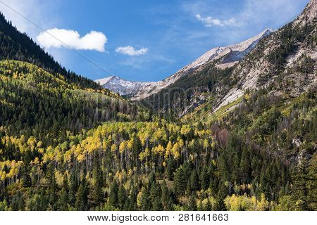 Chair Mountain 12,721 Feet Is Within The Ragged Wilderness Of The Gunnison National Forest. Looking 