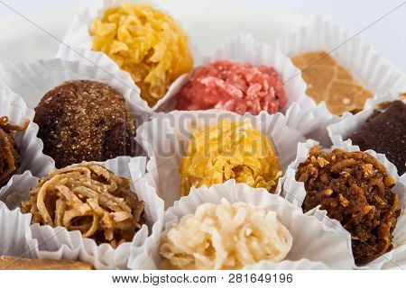 Assorted Traditional Sweets From Cartagena De Indias