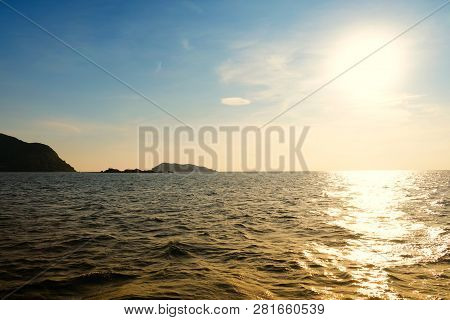 Samaesarn Island In Evening Sunset View ,chong Samaesarn Is A Popular Tourist Destination Thailand.