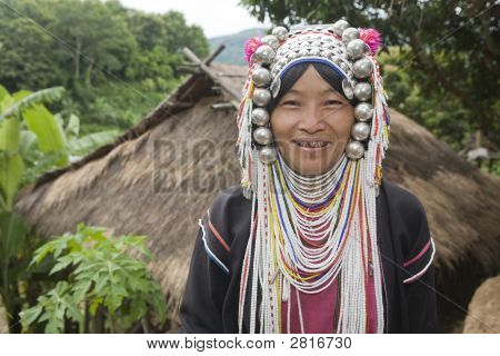 Akha Frau In Nord-Thailand