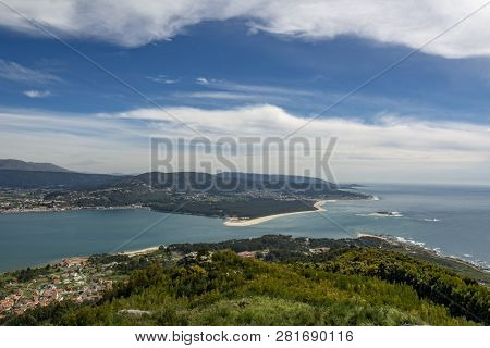 View From Monte De Santa Tecla In Galicia, Spain