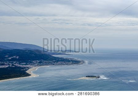 View From Monte De Santa Tecla In Galicia, Spain
