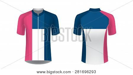 Cycling Uniform Templates. Gaming Casual Clothing Concept. Uniform For Racing, Cycling, Running, Tri